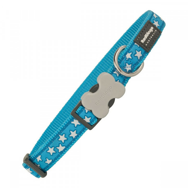 Hondenhalsband Red Dingo Style Sterren (2 x 31-47 cm)