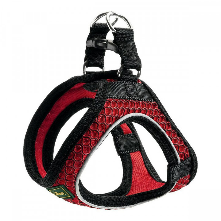 Imbracatura per Cani Hunter Hilo-Comfort Rosso Taglia XXS (26-30 cm)