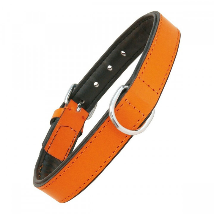 Hondenhalsband Gloria Gestoffeerd Oranje (35 cm) (35 x 1,5 cm)