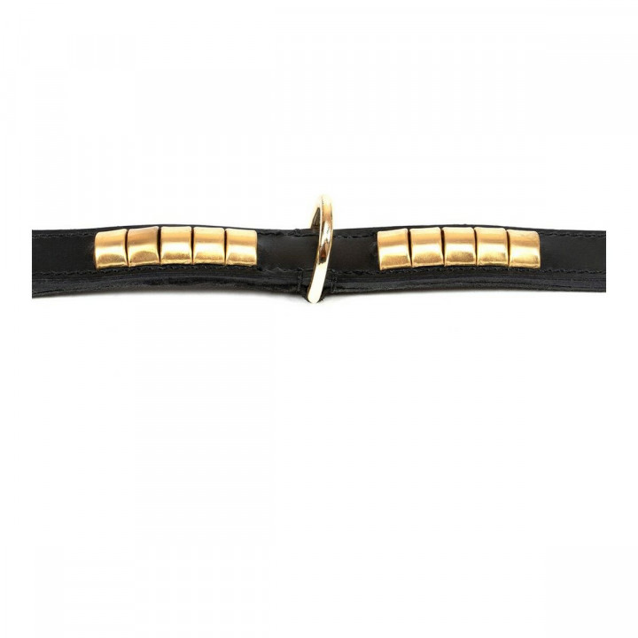 Collar para Perro Gloria Duna Negro Dorado (50 x 2,5 cm)