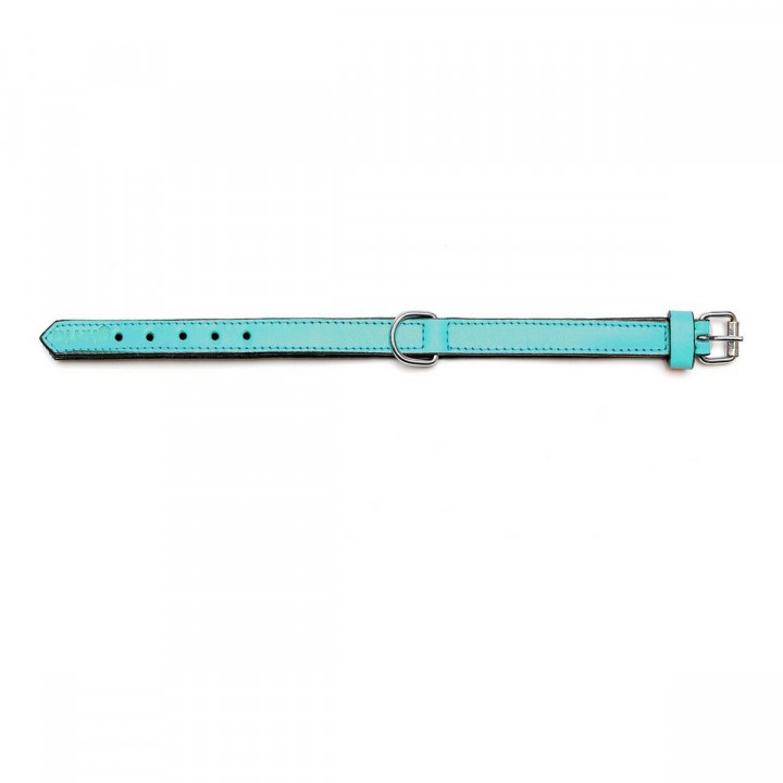 Hondenhalsband Gloria Gestoffeerd turquoise (30 cm) (30 x 1,5 cm)