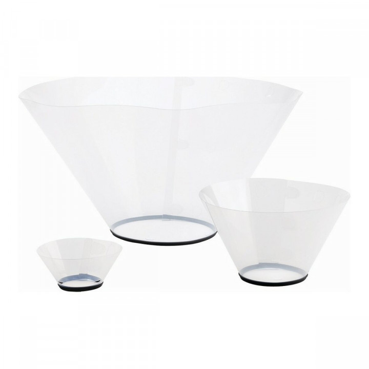 Elizabethan Dog Collar KVP Check Transparent (61-79 cm)