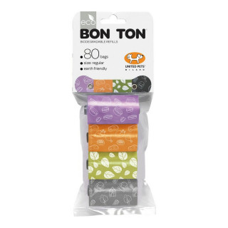Hygiënezakjes United Pets Bon Ton Regular Hond Gesorteerde kleuren (4 x 20 uds)