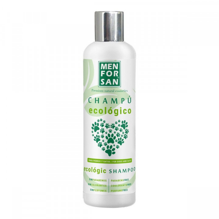 Shampoing pour animaux de compagnie Menforsan Sans parfum 300 ml Écologique Concentré Chat Chien