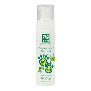 Shampooing Menforsan 200 ml Mousse Furet Rongeurs Aloe Vera