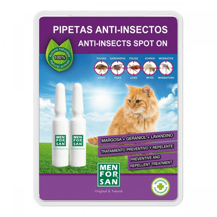 Repellente per insetti Menforsan herbal Gatto Pipette 2 Unità