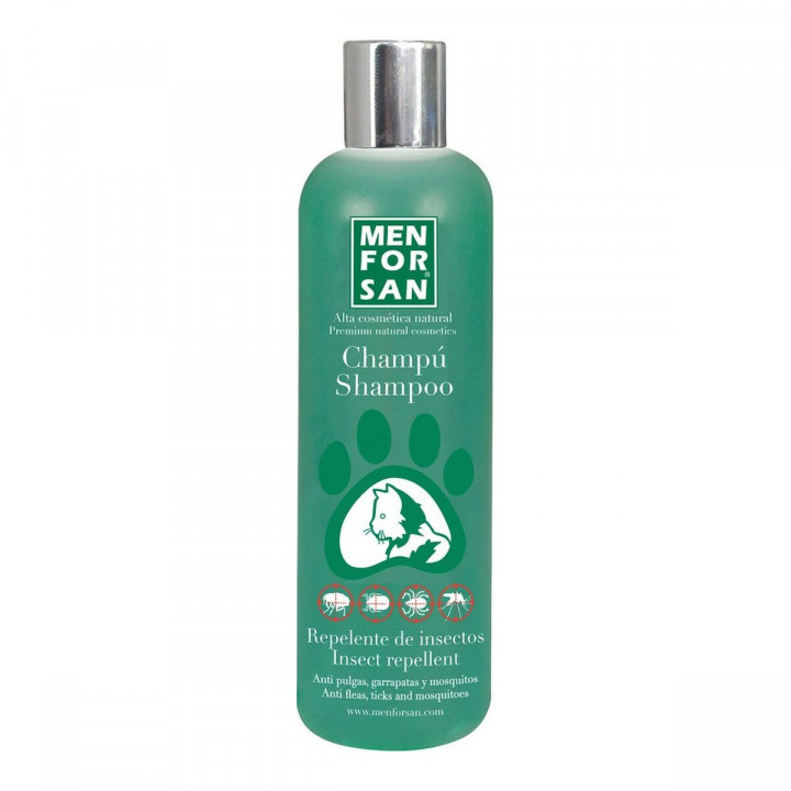 Champú antipulgas Menforsan herbal 300 ml Gato Repelente de insectos