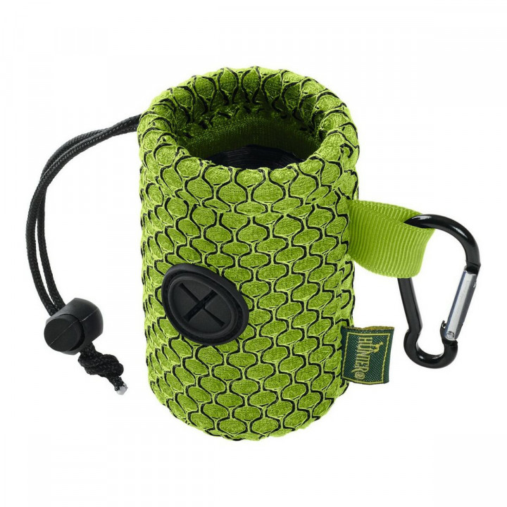Dispenser di Buste per Animali Domestici Hunter Lime Portaborse Rete