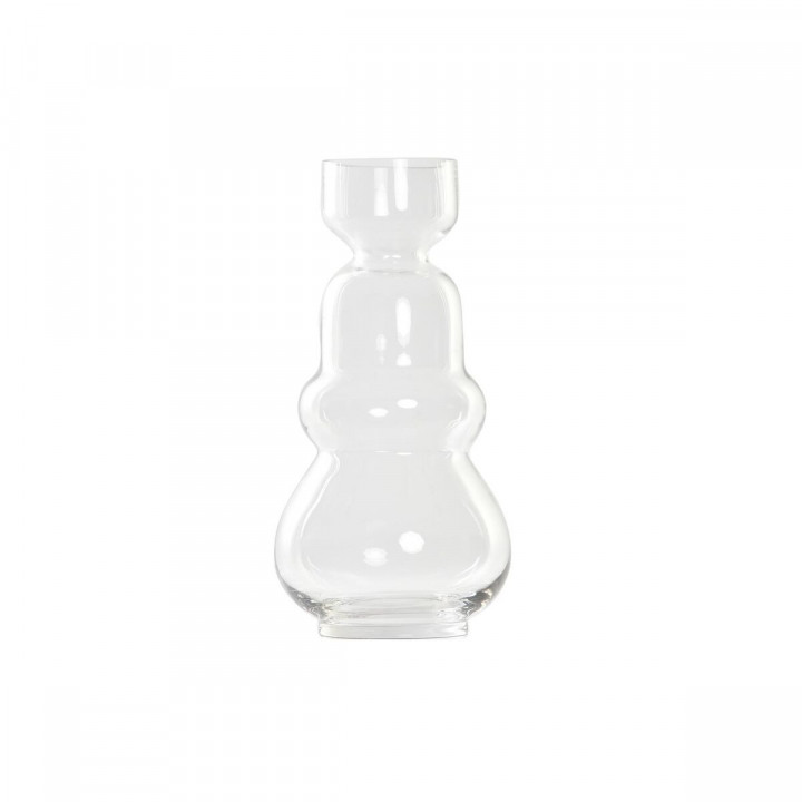 Vaso DKD Home Decor Cristallo Trasparente Moderno (14 x 14 x 30 cm)