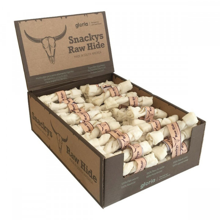 Snack per Cani Gloria Rawhide Stick Carne di vitello Masticabile 100 Unità
