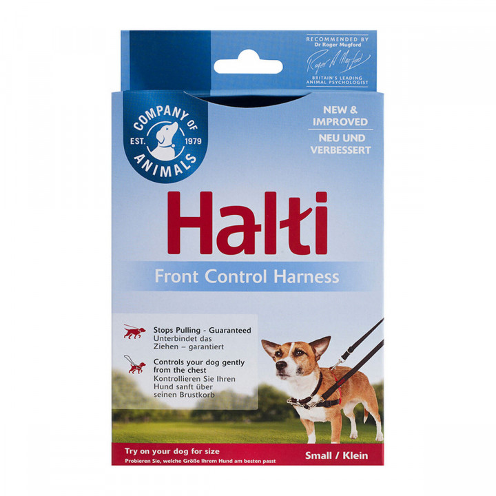 Hundegeschirr Company of Animals Halti Schwarz/Rot S (36-64 cm)