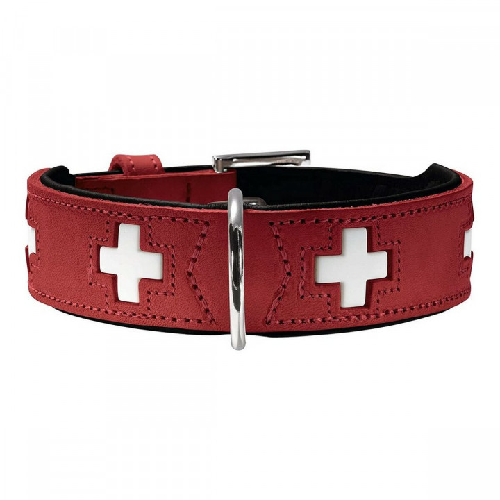 Collar para Perro Hunter Swiss Rojo/Negro (47-54 cm)