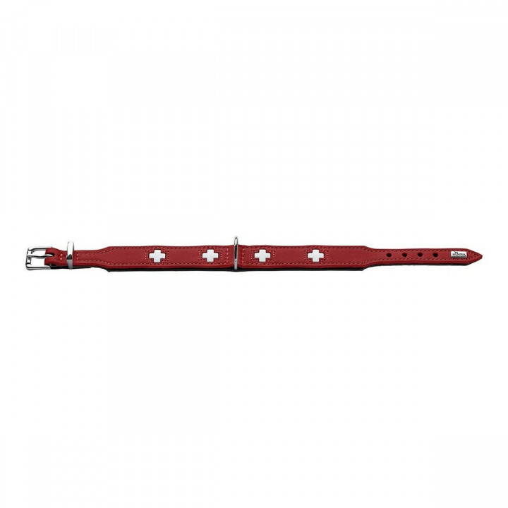 Hundehalsband Hunter Swiss 47-54 cm Rot/Schwarz