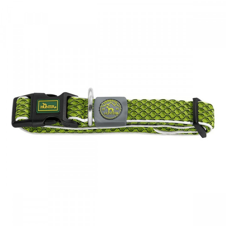 Hundehalsband Hunter Basic Thema Neongrün 20