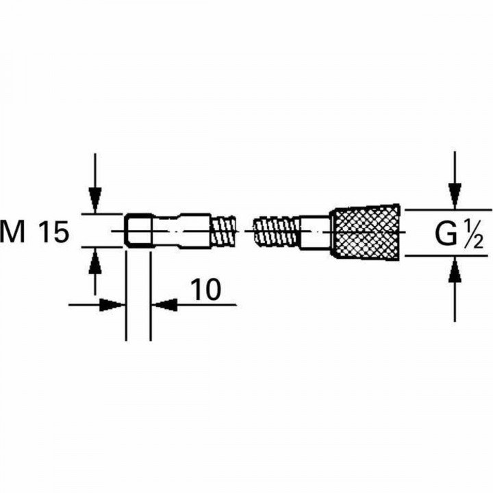 Duschschlauch Grohe Relexaflex 46092000 150 cm