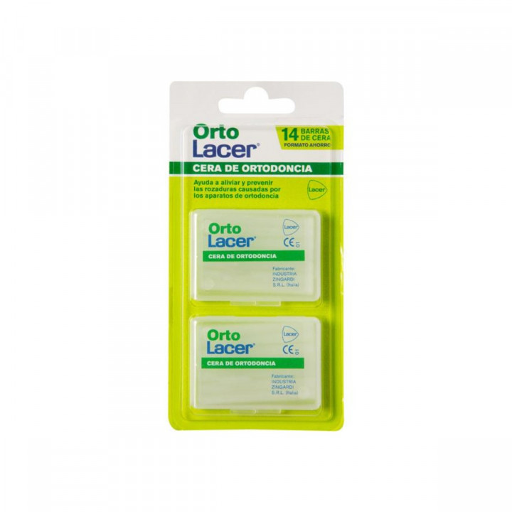 Cire d’orthodontie Lacer Ortolacer Cera De Ortodoncia 14 Unités
