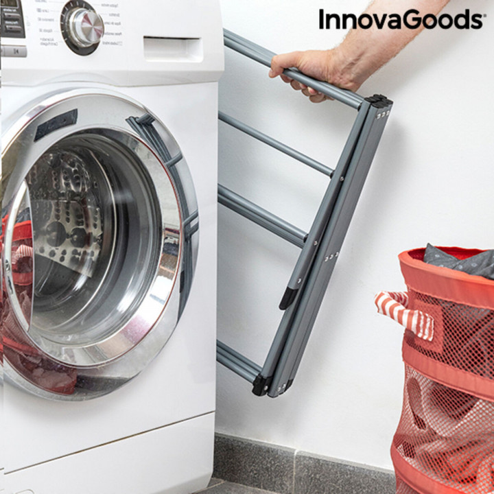 Folding and Extendable Metal Clothes Dryer with 3 Levels Cloxy InnovaGoods .. Iron (Refurbished A)