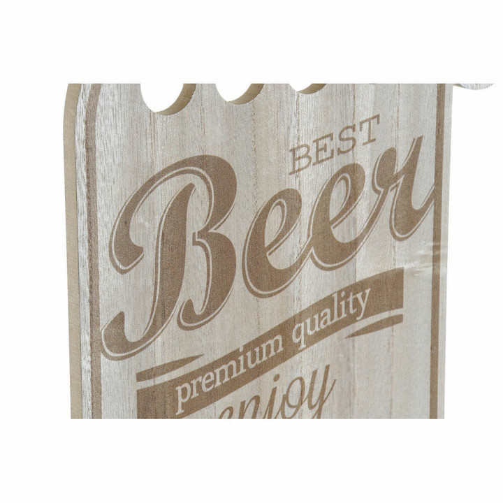 Decoración de Pared DKD Home Decor MDF Cerveza (25 x 1 x 55 cm)