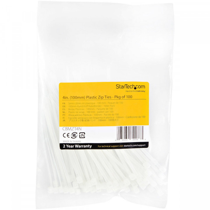 Bridas Nylon Startech CBMZT4N              Blanco