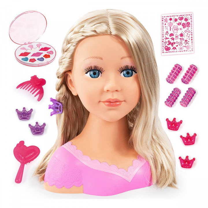 Bust Reig Charlene Super Model Hair styling and make-up Blonde Wig