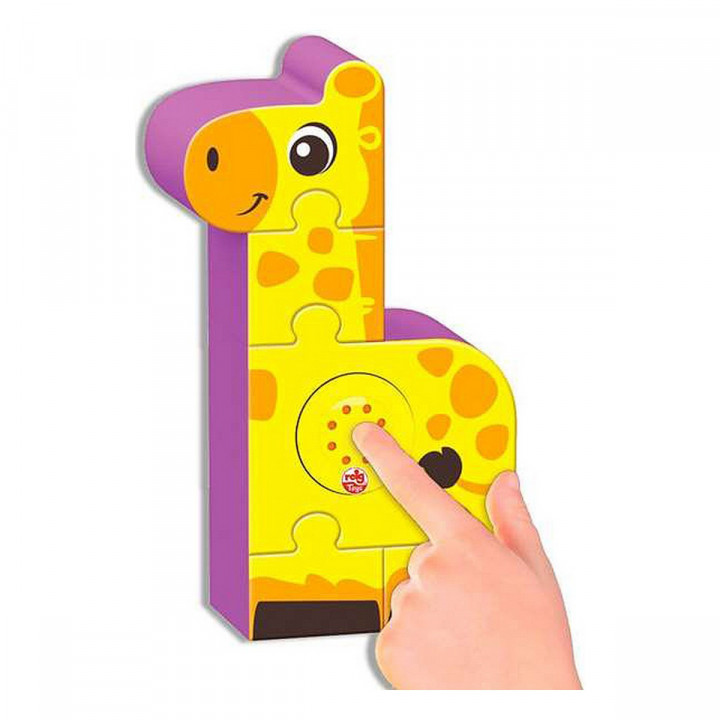 Kinderpuzzel Reig Zoo Blocks 22 Onderdelen