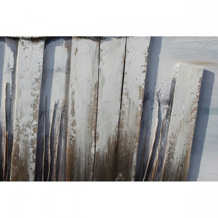 Canvas DKD Home Decor Canvas MDF Wood 90 x 2,5 x 60 cm