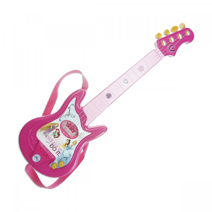 Kindergitarre Disney Princess Mikrofon Rosa Disney Prinzessinnen