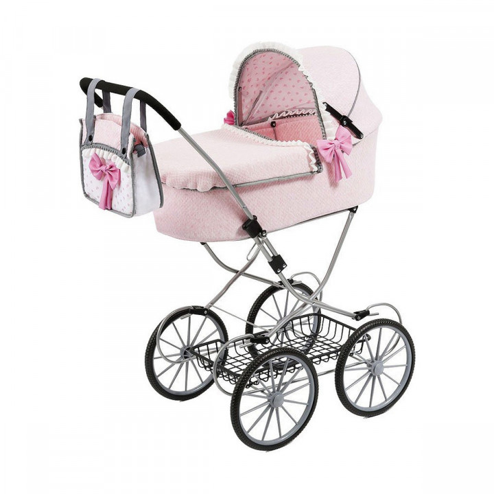 Poussette pour poupées Reig Dolls Pram Rose 64 cm