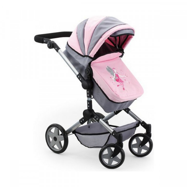 Poppenwagen Reig Pram Neo Pro Grijs 57 cm