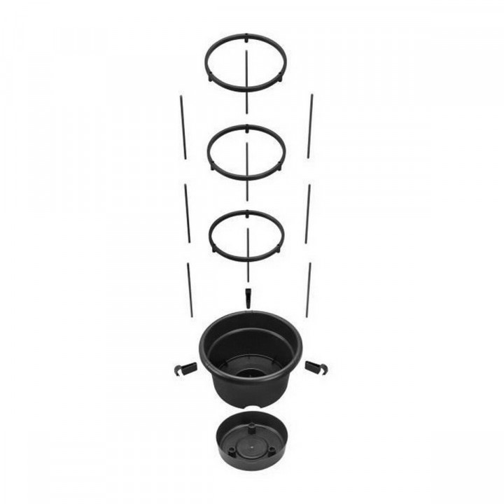 Vaso Elho Basics Tomato Nero (Ø 33 cm)