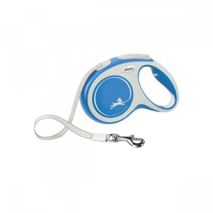 Hondenriem Flexi New Comfort L Blauw (5 m)