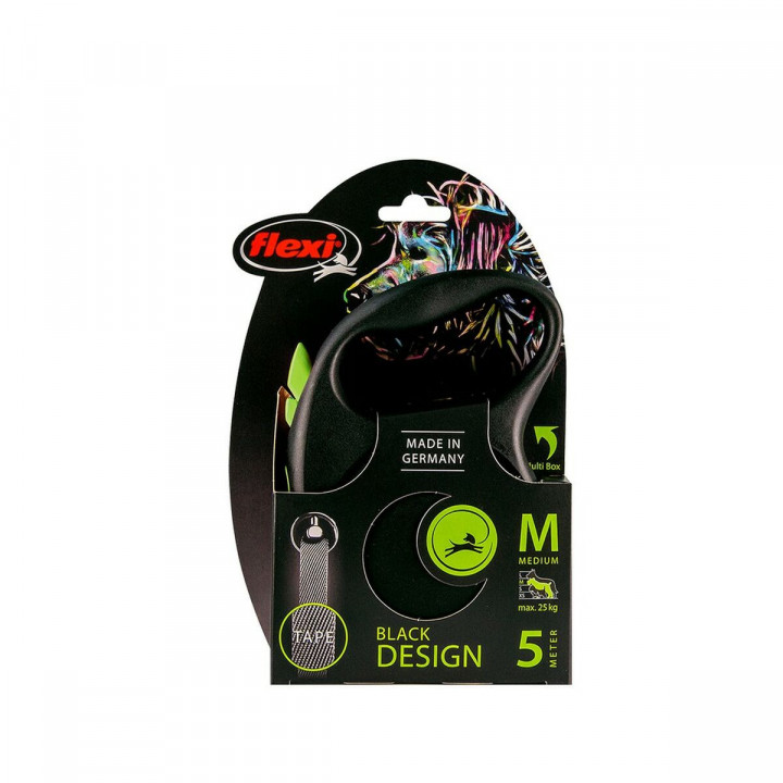 Dog Lead Flexi Design Green L