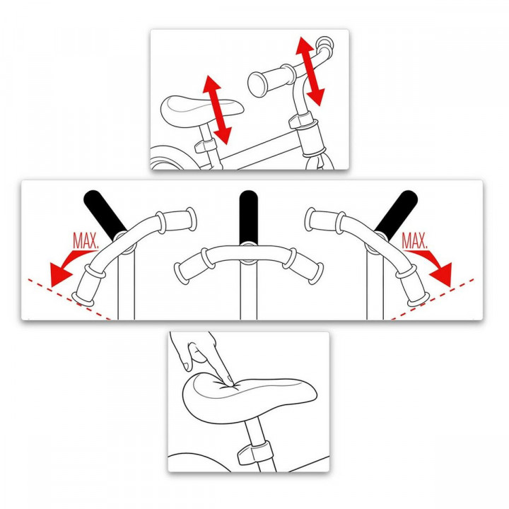 Bicicleta Infantil Skids Control Verde Acero Reposapiés