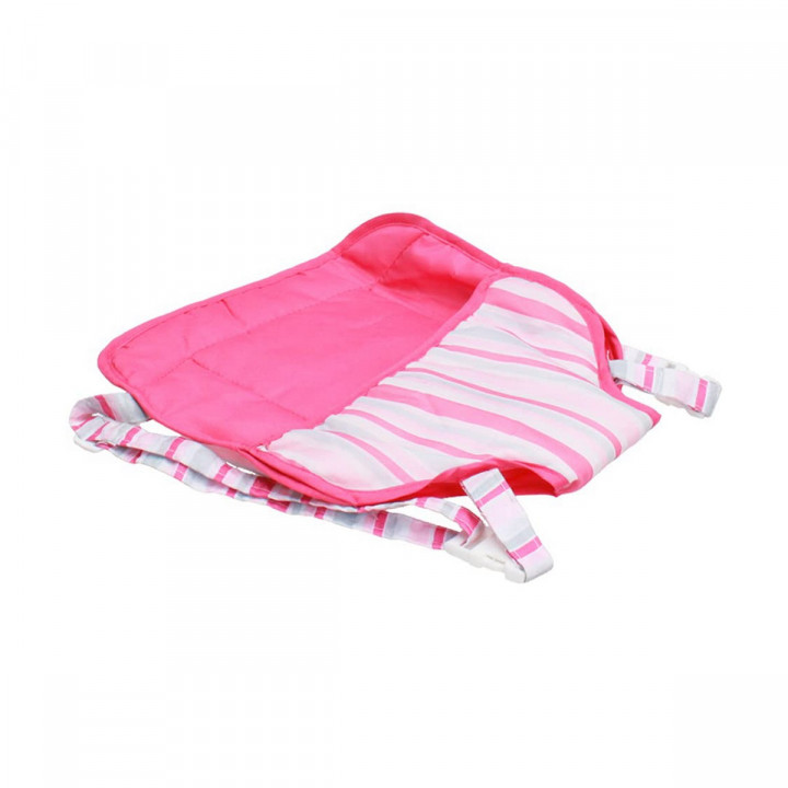 Mochila Portabebé Reig Rosa Rayas