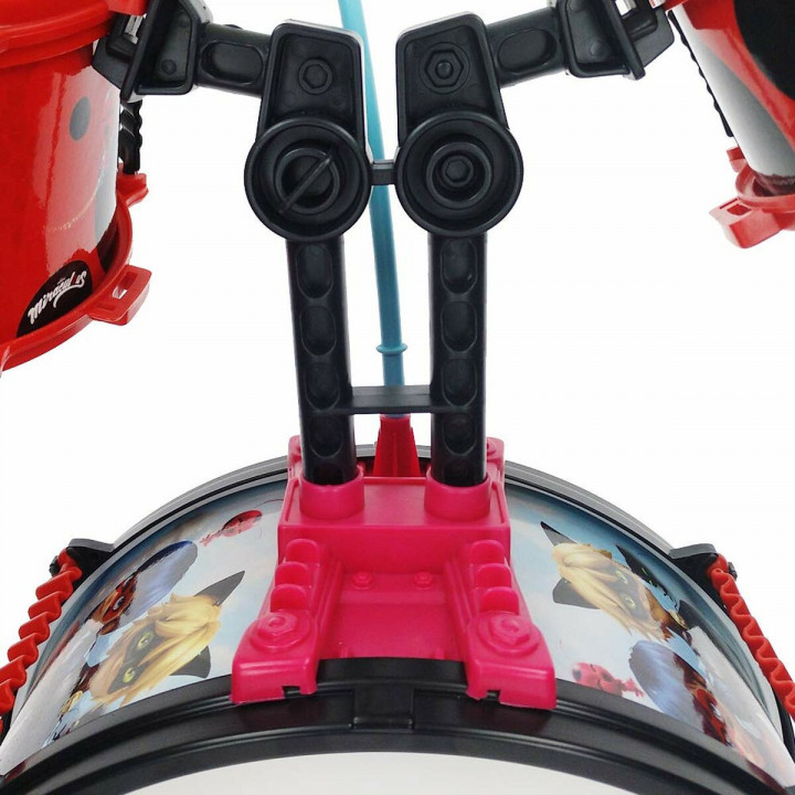 Batteria Musicale Lady Bug Plastica