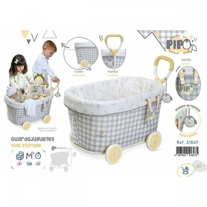 Poppenwagen Decuevas 36 x 55 x 47 cm