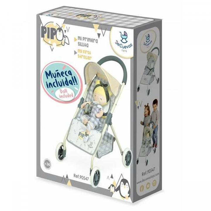 Poppenwagen Decuevas 34 x 50 x 55 cm