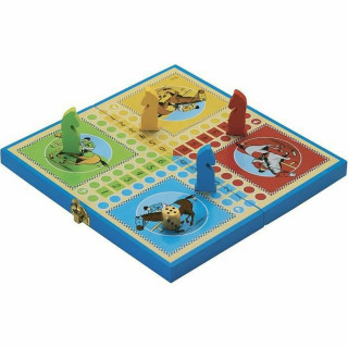 Tischspiel L´Arbre a Jouer Jeu Des Petits Chevaux 25 x 25 x 1,5 cm 25 x 13 x 3 cm