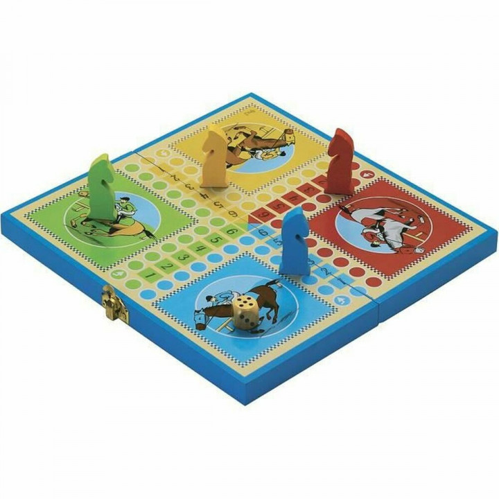 Board game L´Arbre a Jouer Jeu Des Petits Chevaux 25 x 25 x 1,5 cm 25 x 13 x 3 cm