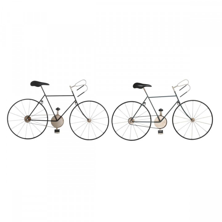 Deko-Figur DKD Home Decor 78 x 2,5 x 45 cm Fahrrad Vintage (2 Stück)