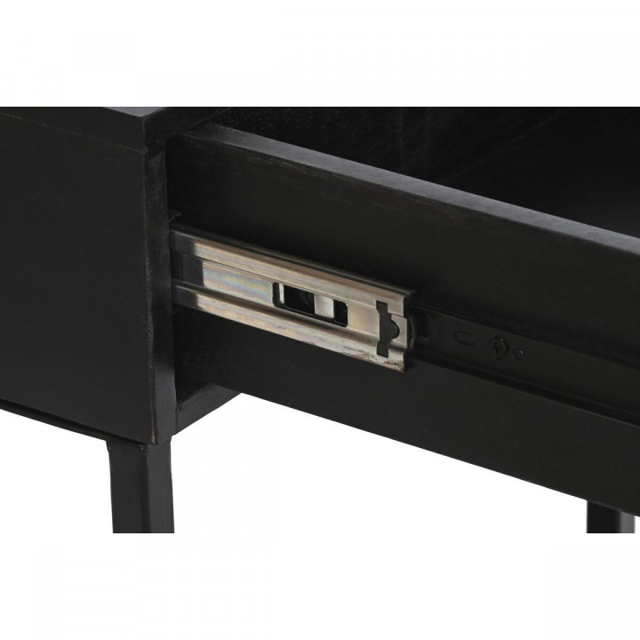 Nachttisch DKD Home Decor Gold 35 x 40 x 55 cm Schwarz Metall Holz