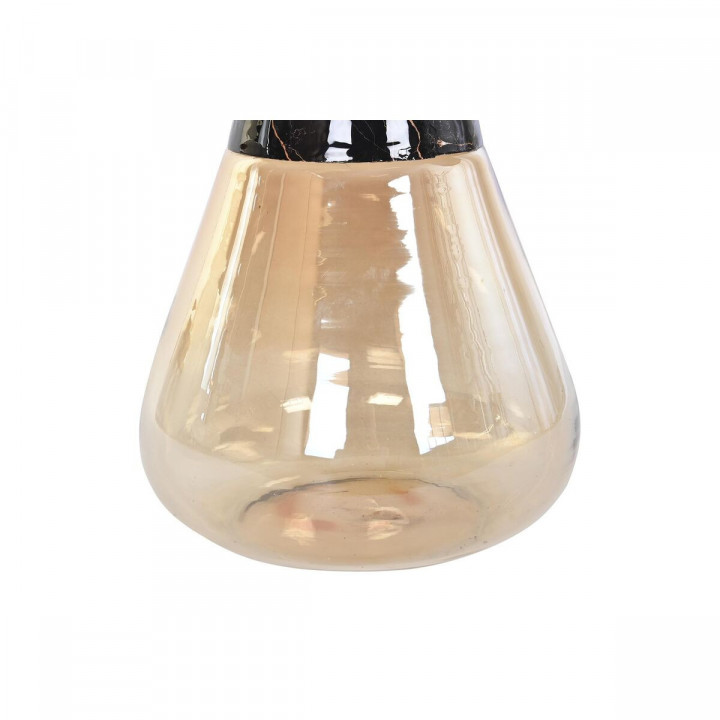 Bijzettafel DKD Home Decor Tweekleurig Kristal Ijzer 60 x 60 x 57 cm