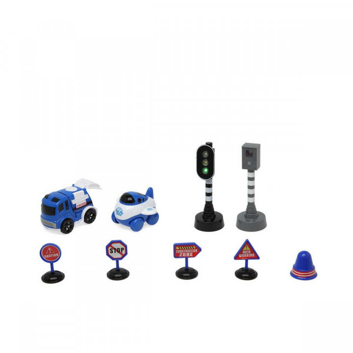 Spielset Fahrzeuge City Series Police 38 x 22 cm