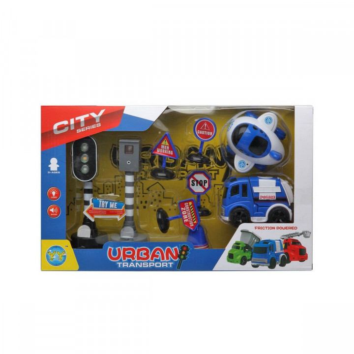 Playset de Vehículos City Series Police 38 x 22 cm
