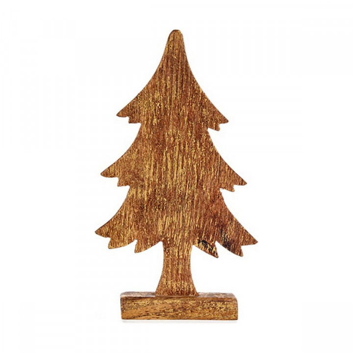 Weihnachtsbaum Krist+ Gold Holz 5 x 31 x 15,5 cm