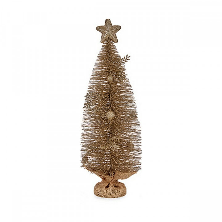 Christmas Tree with Star Krist+ FG20-19WS048 Champagne 23 x 14,5 x 46 cm
