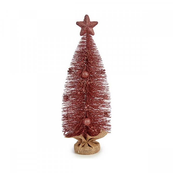 Kerstboom met Ster Krist+ Roze 13 x 41 x 13 cm