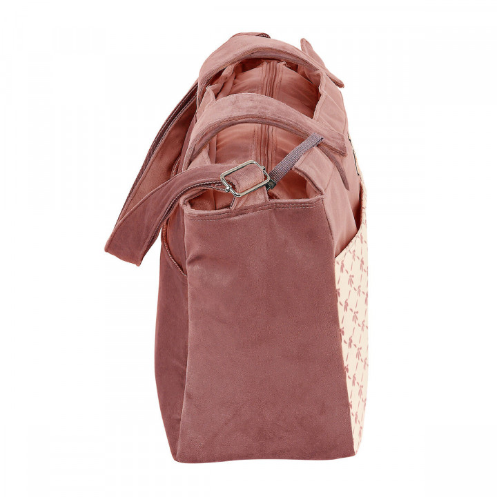 Borsa Fasciatoio per Pannolini Safta Marsala Rosa (46 x 26 x 15 cm)