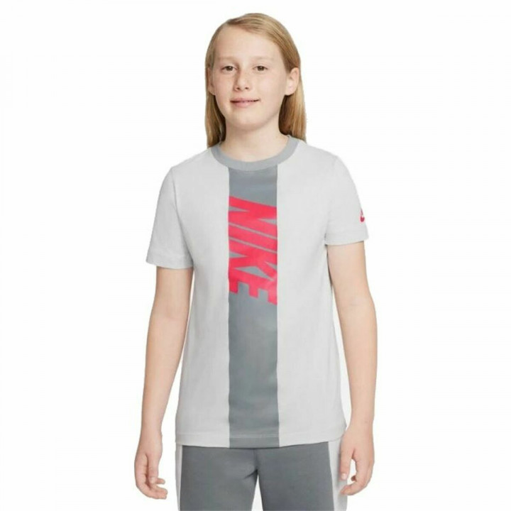 Maglia a Maniche Corte per Bambini Nike Sportswear  Bianco
