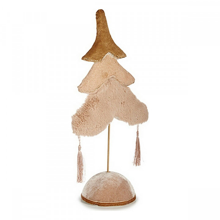 Kerstboom Krist+ Beige Gouden Polyester Hout Polair 12 x 43 x 22 cm